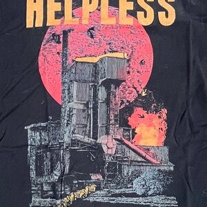 HELPLESS - Caged in Gold album shirt